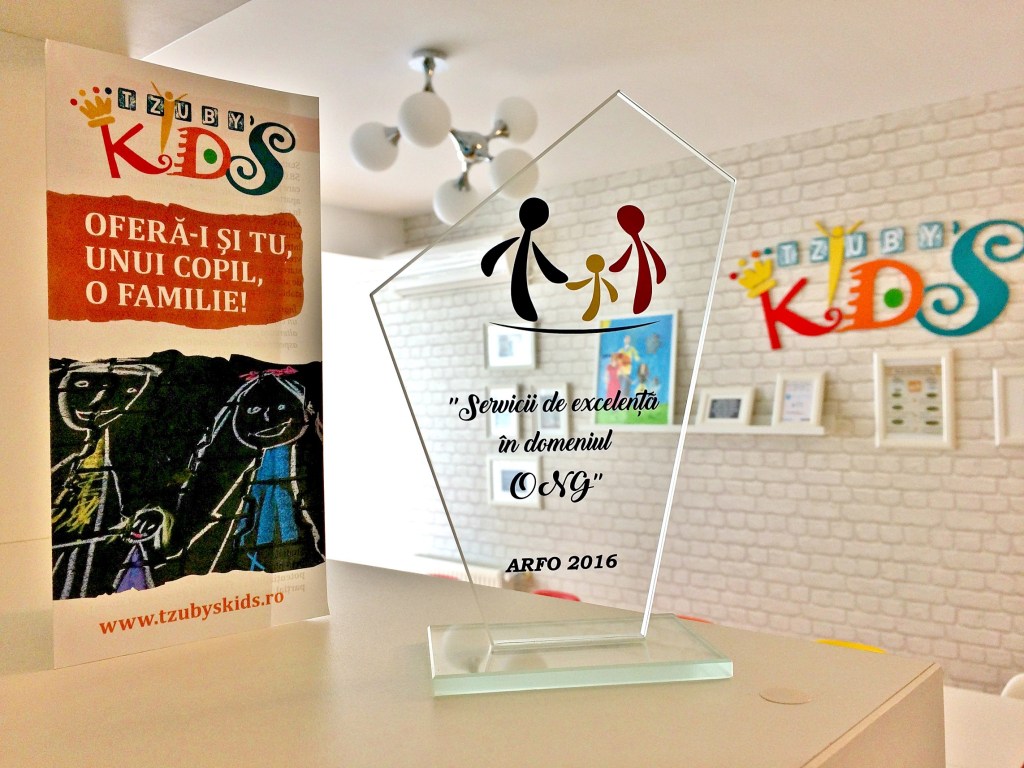 Asociaţia „Tzuby’s Kids” primeşte Premiul pentru servicii de excelenţă în domeniul&nbsp;ONG