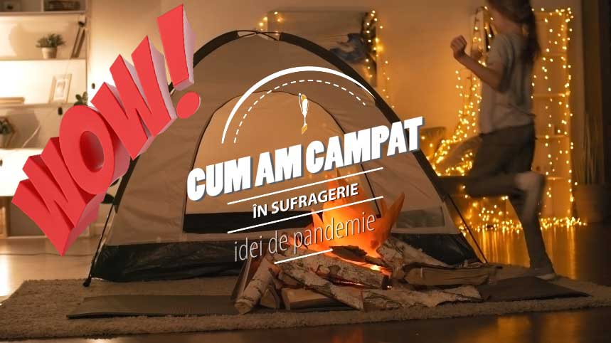 Cum am campat în sufragerie | Idei de pandemie – VLOG Tzuby’s Kids