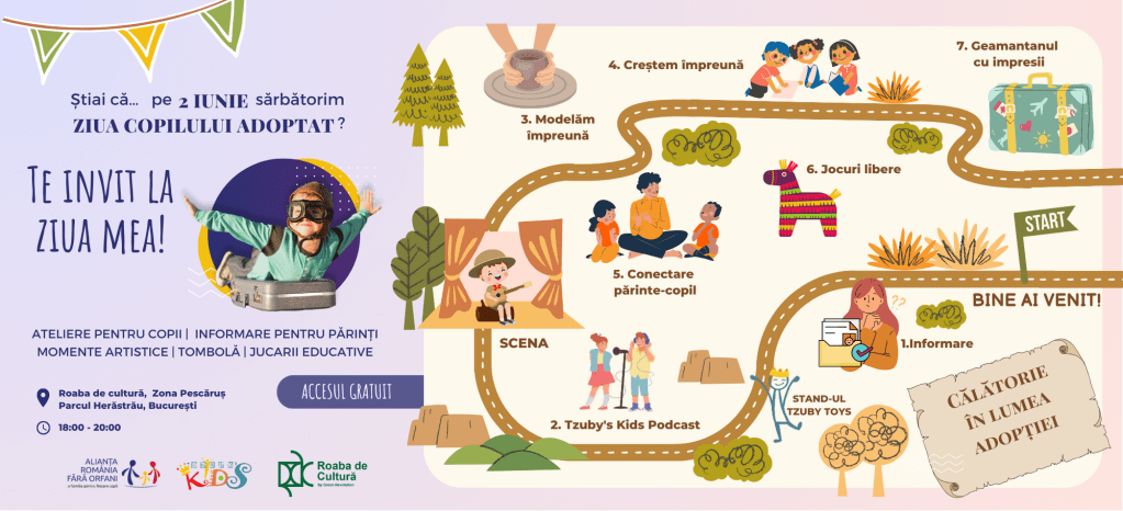 2 iunie – Ziua Națională a Adopției, celebrată în importante orașe ale&nbsp;țării