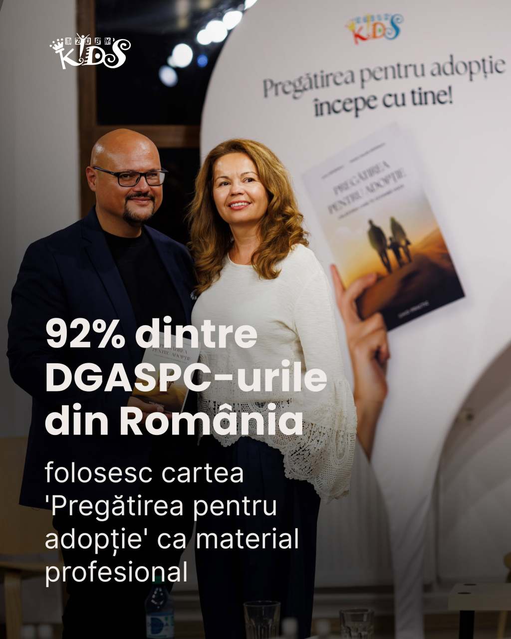 92% dintre DGASPC-urile din România folosesc cartea ‘Pregătirea pentru adopție’ ca material profesional